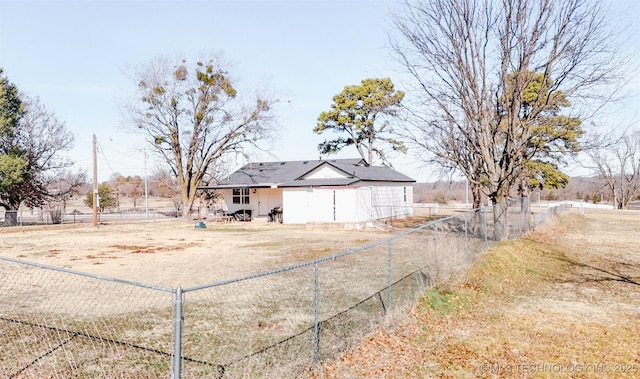 view of rear view of property