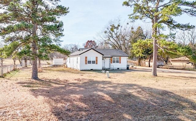 view of front of home