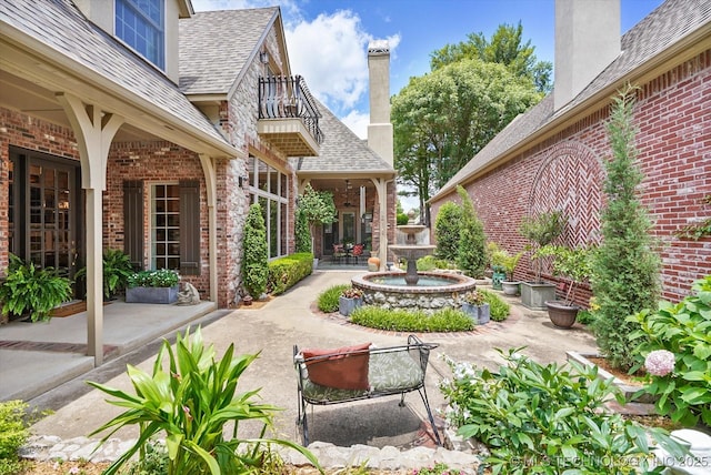 view of patio