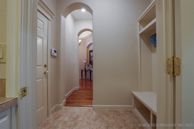 view of mudroom