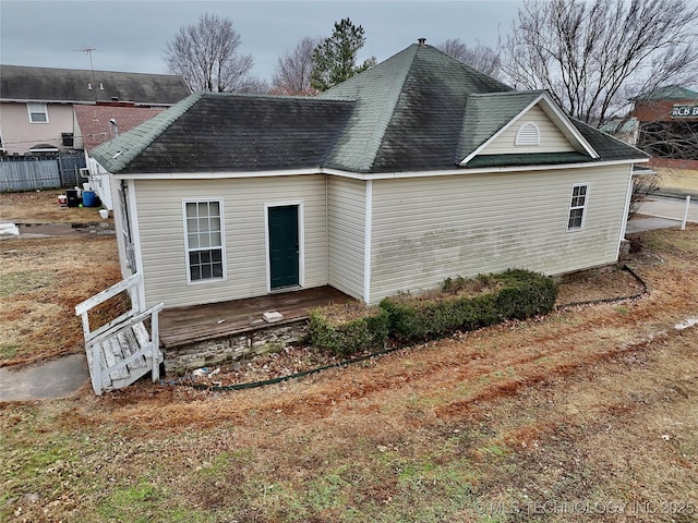 view of back of house