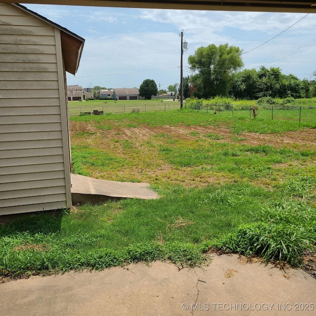 view of yard