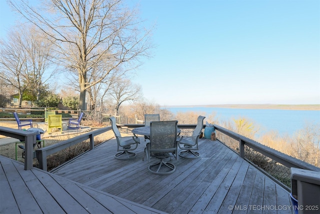 view of deck