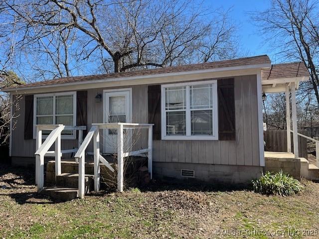 view of front of home