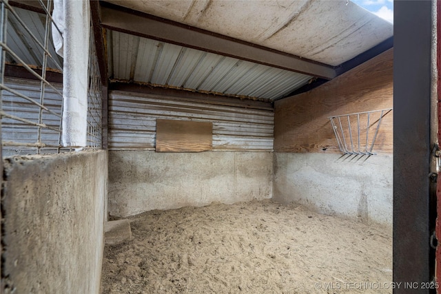 view of horse barn