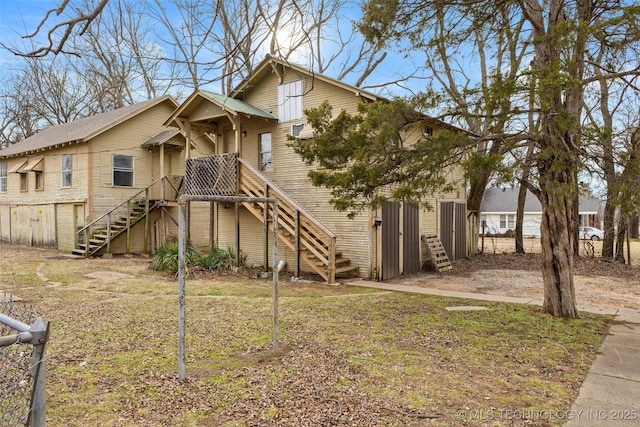 view of front of home