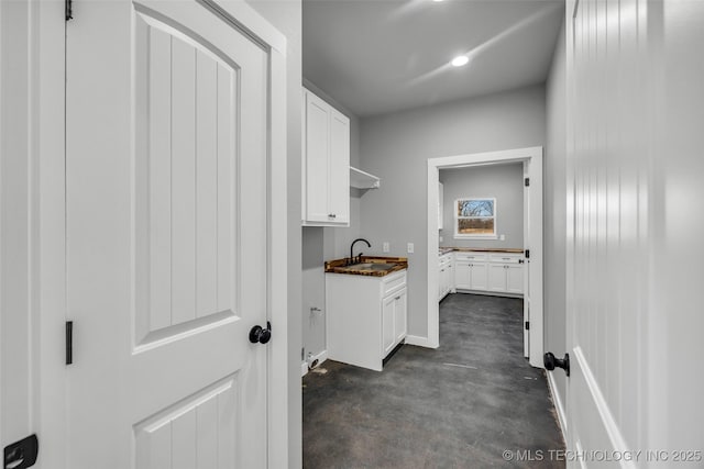 laundry area with sink