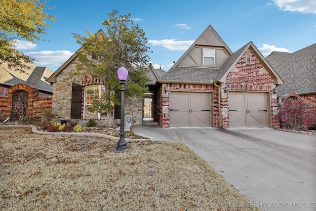 view of front of property featuring a front yard