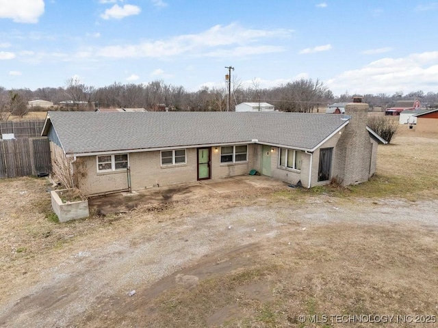 view of ranch-style home