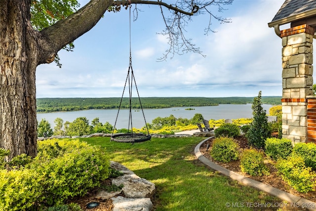 property view of water