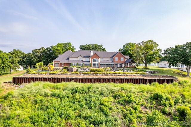 view of rear view of property