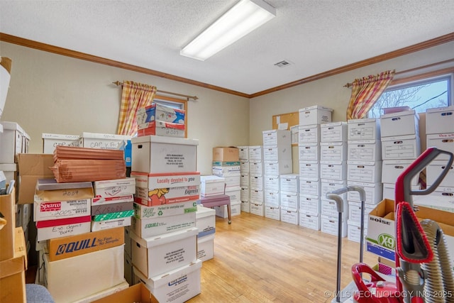 view of storage room