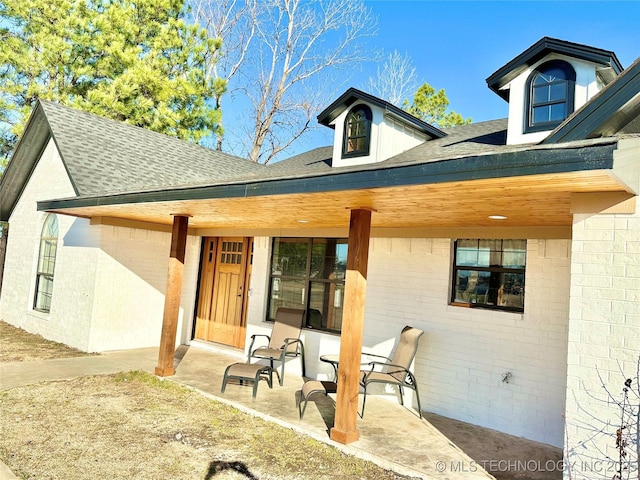 view of rear view of house