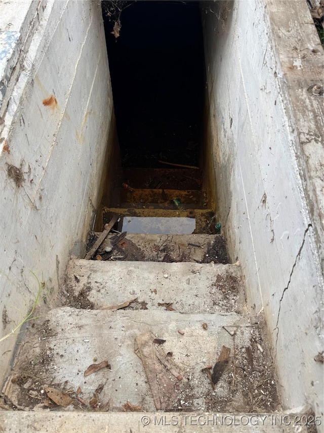 view of stairs