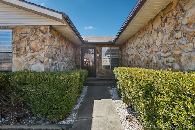 view of entrance to property