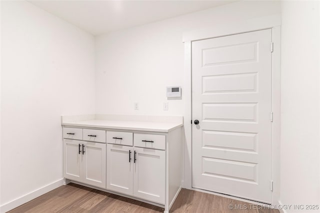 washroom featuring light hardwood / wood-style floors