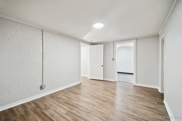 interior space featuring light hardwood / wood-style flooring