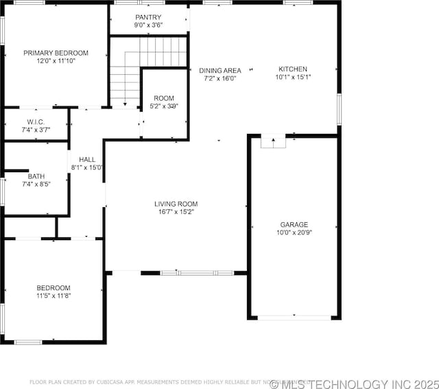 828 N Roosevelt Ave, Sand Springs, OK 74063 - floor plan / room layout