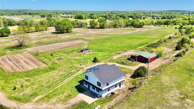 610 SW 7th Rd, Stigler, OK 74462 - birds eye view of property with a rural view