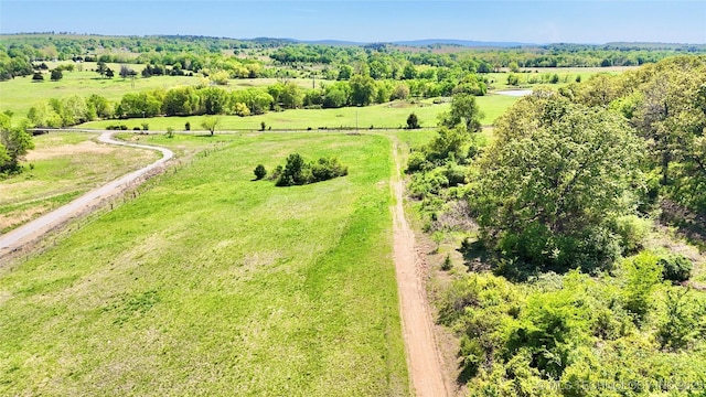 610 SW 7th Rd, Stigler, OK 74462 - birds eye view of property with a rural view