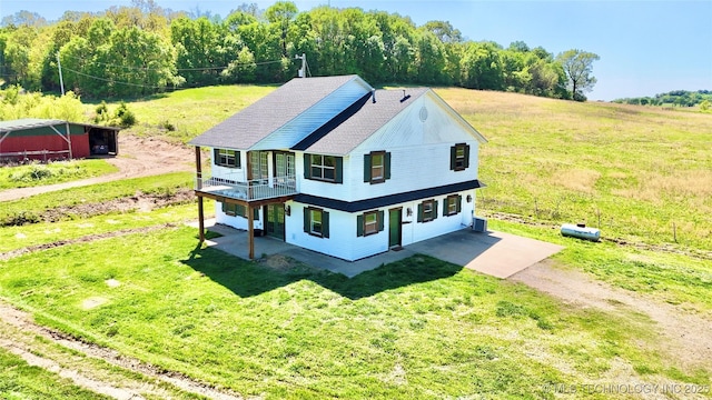 610 SW 7th Rd, Stigler, OK 74462 - bird's eye view