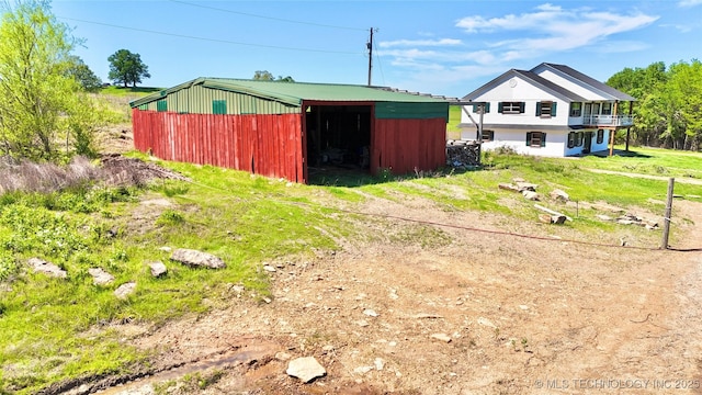 610 SW 7th Rd, Stigler, OK 74462 - view of pole building
