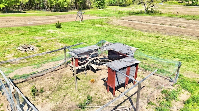 610 SW 7th Rd, Stigler, OK 74462 - view of yard featuring exterior structure and an outbuilding