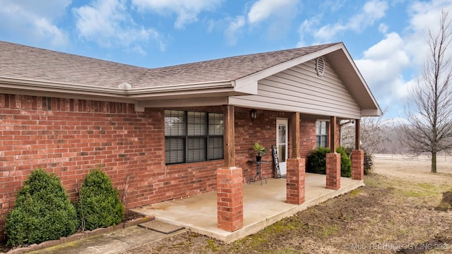 exterior space with a patio