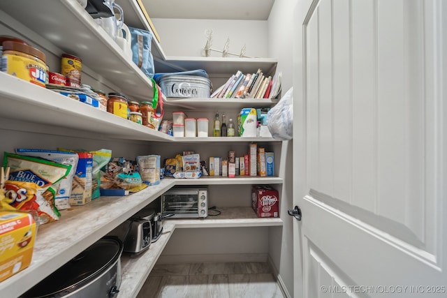 view of pantry