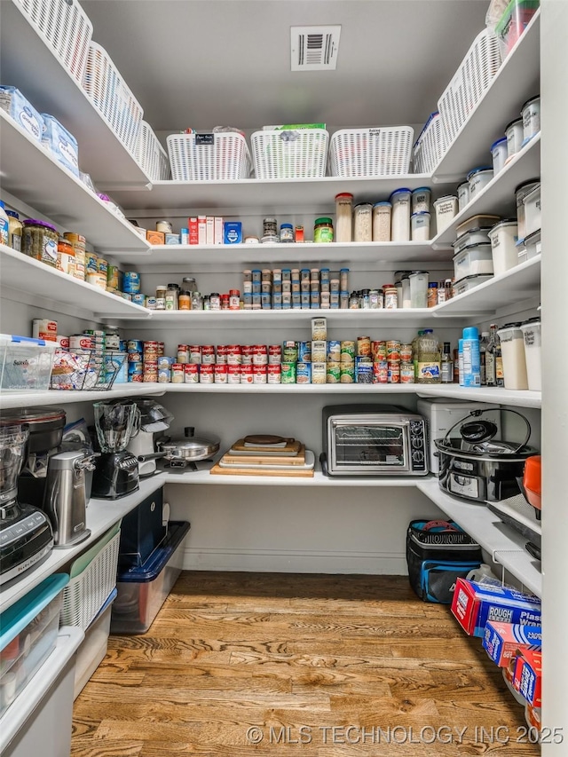 view of pantry