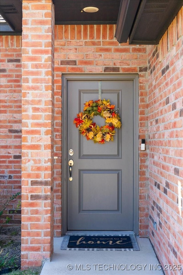 view of entrance to property