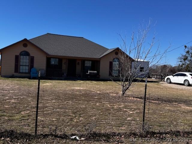 view of ranch-style home