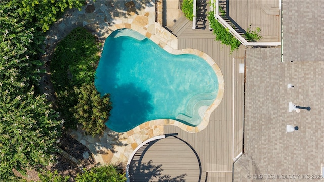 view of pool