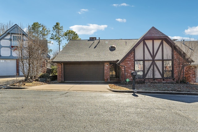 view of tudor home