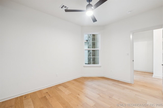 2722 E 134th Cir, Bixby, OK 74008 - unfurnished room featuring ceiling fan and light wood-type flooring