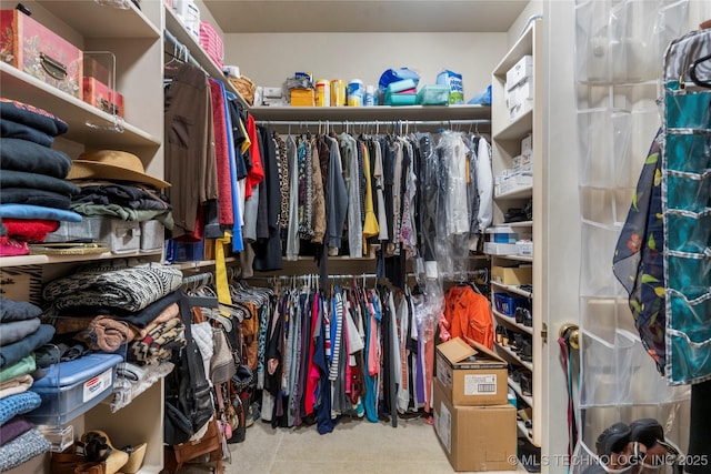 view of spacious closet