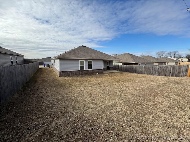 view of rear view of property