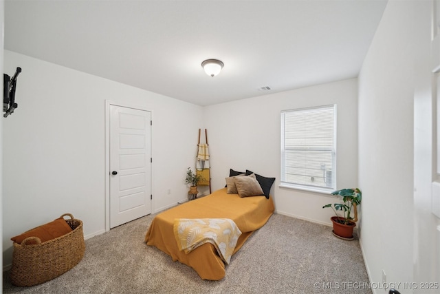 bedroom featuring carpet floors