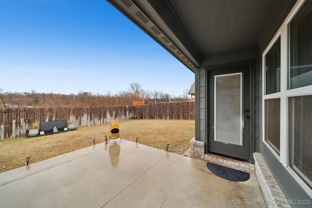 view of patio / terrace