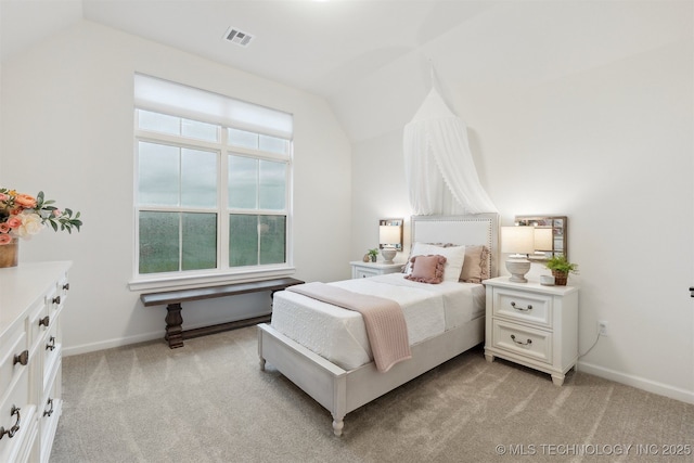 2325 E 134th Cir, Bixby, OK 74008 - bedroom featuring lofted ceiling and light carpet