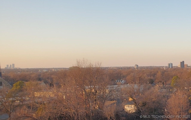 view of nature at dusk