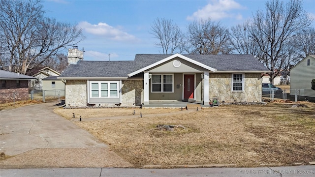 view of front of home