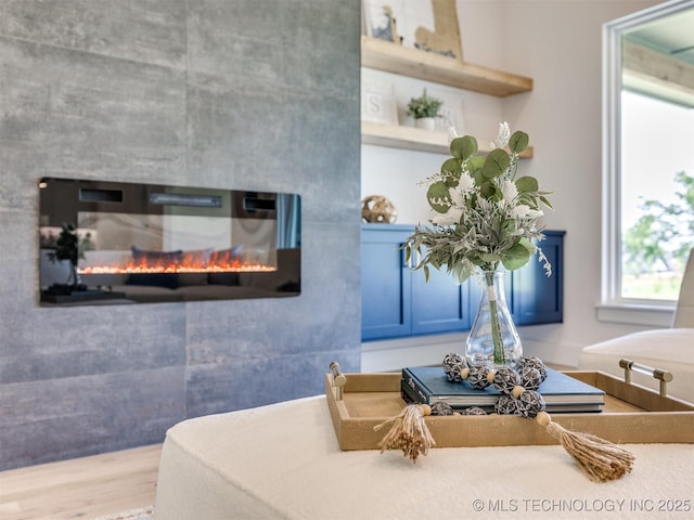 2508 E 135th Dr S, Bixby, OK 74008 - detailed view of a tiled fireplace