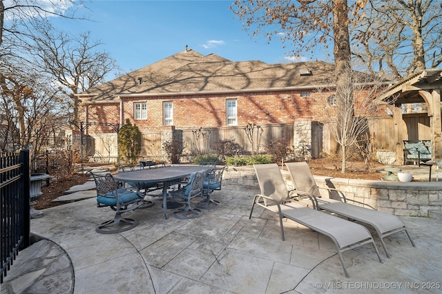 view of patio / terrace