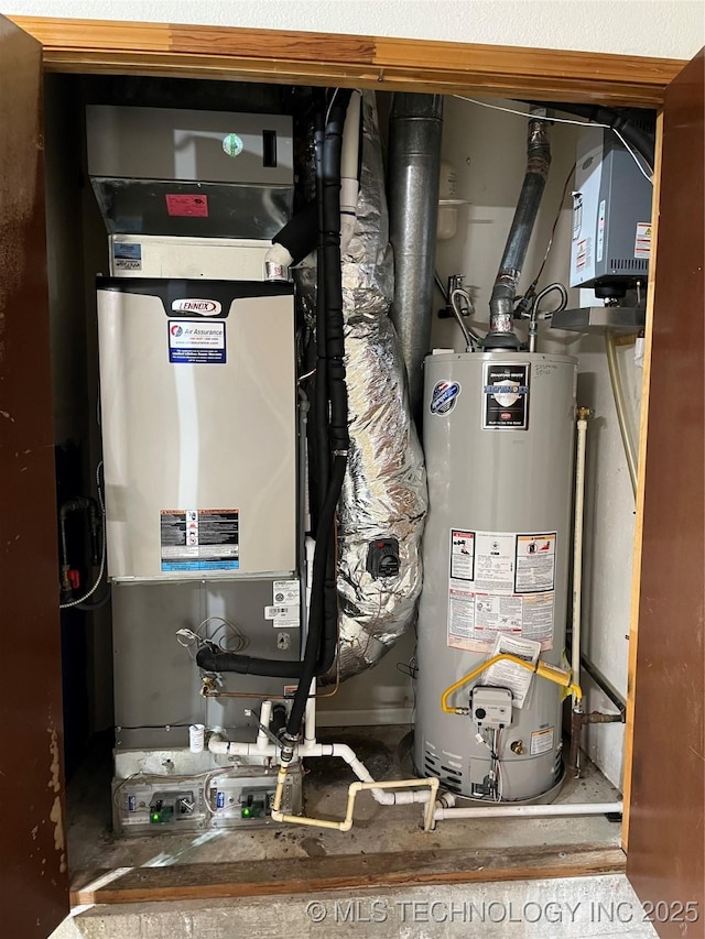 utilities with water heater