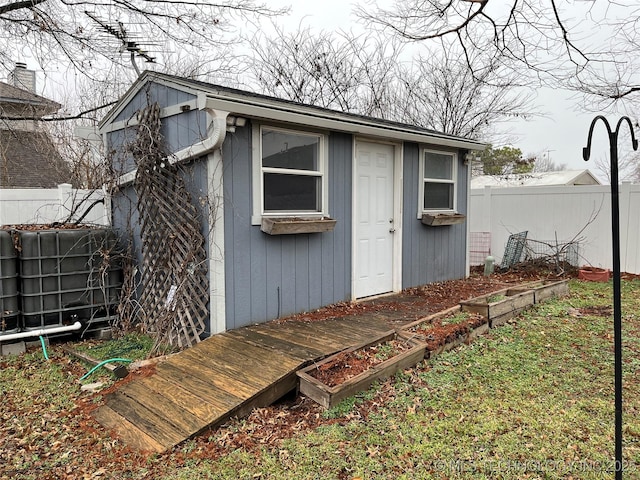 view of outbuilding