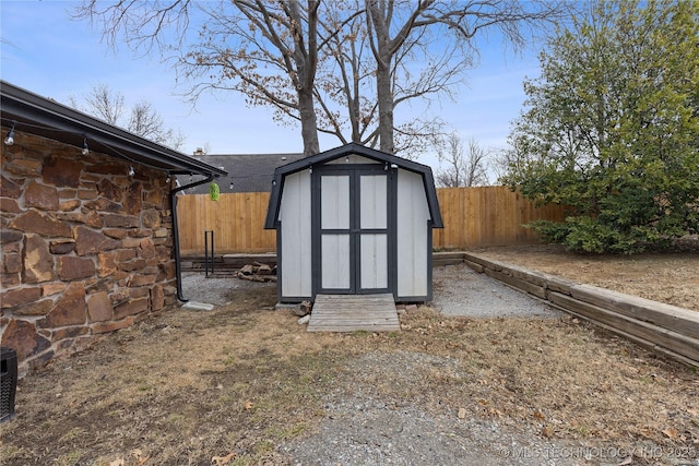 view of outbuilding