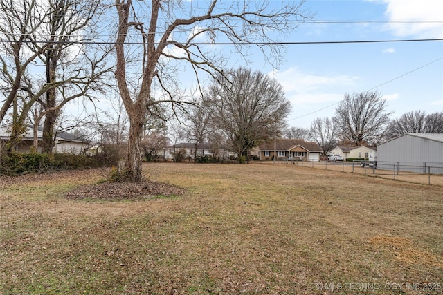 view of yard