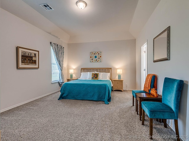 bedroom featuring carpet flooring