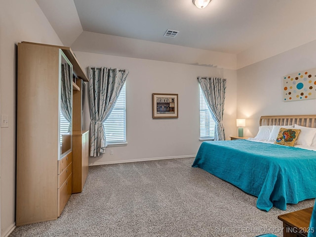 bedroom with carpet flooring